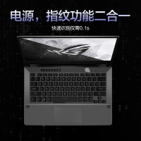 ROG玩家国度幻14 经典黑 非LED版设计师轻薄本办公学生60Hz 2K屏R7 GTX1660Ti Max-Q/8G内存/512G固态 游戏笔记本电脑14英寸手提电脑