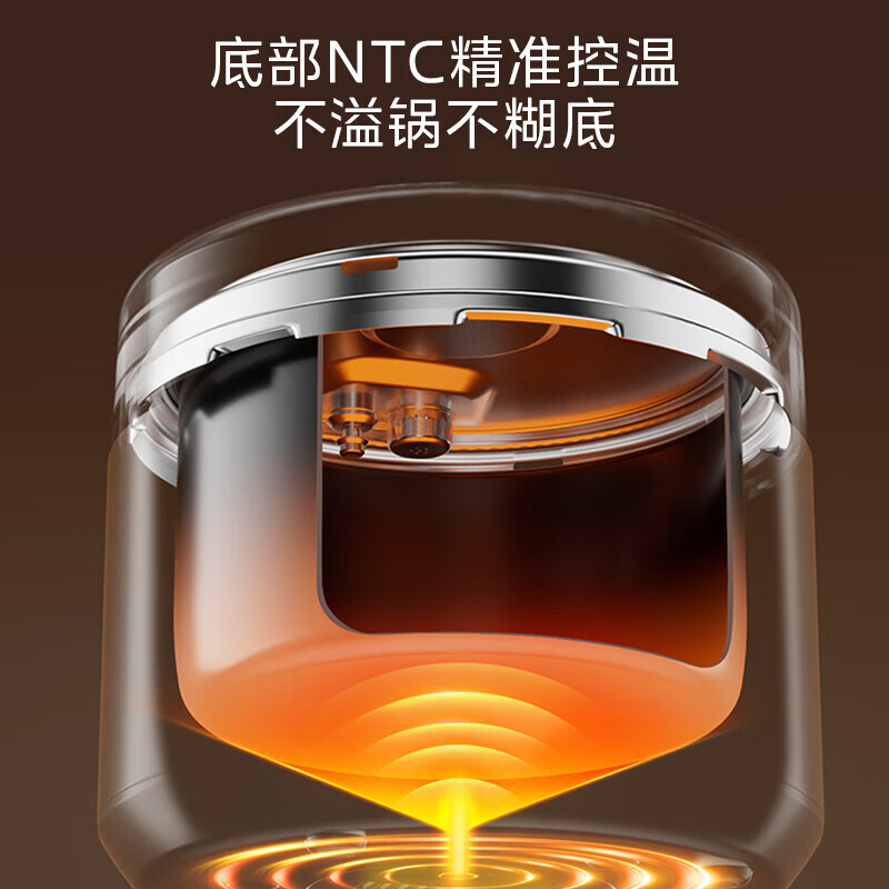 美的4L电压力锅MY-E4809智能菜单快速烹饪营养锁鲜安全防漏家庭放心高清大图