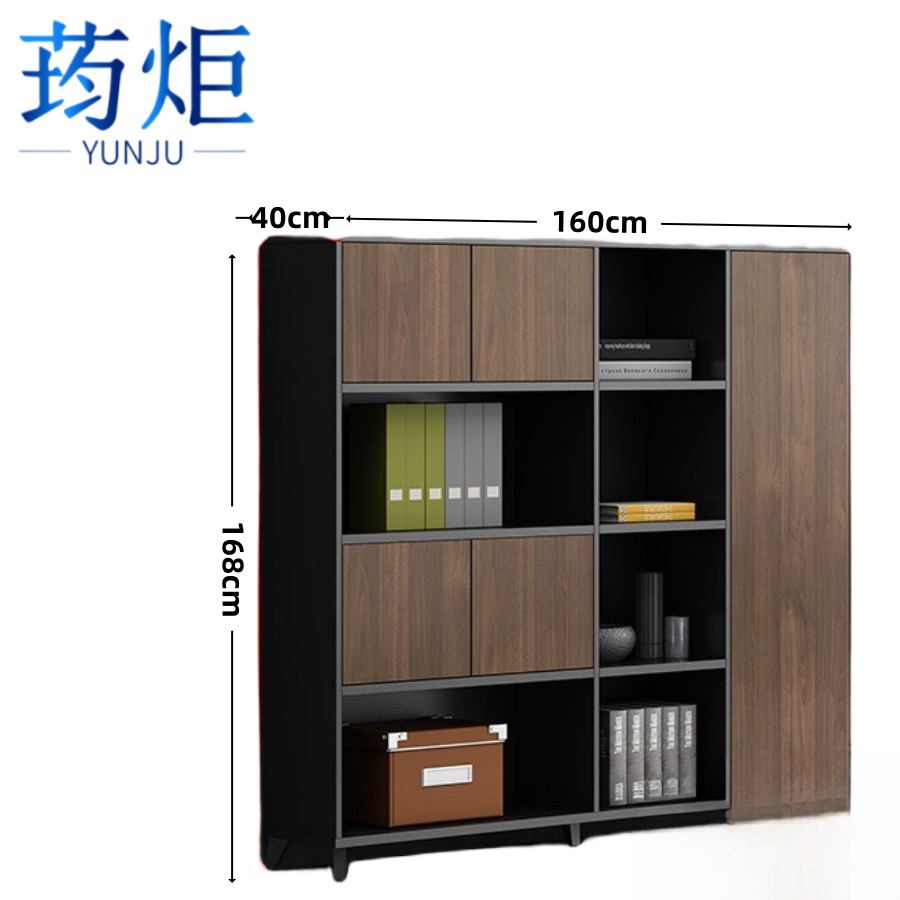 荺炬办公柜160*40*168cm台高清大图