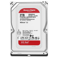 西部数据(WD)红盘 2TB硬盘(NAS) SATA6Gb/s 64M缓存 5400转 网络储存(WD20EFAX)