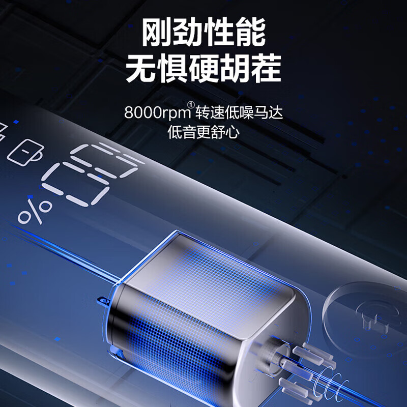 苏泊尔(SUPOR)男士剃须刀电动刮胡刀浮动3刀头全身水洗便携快充送男友生日礼物 ES-RT32高清大图