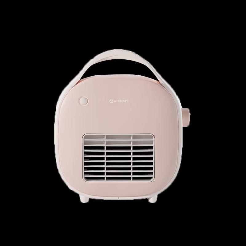 艾美特(Airmate)电暖器 取暖器桌面家用办公室手提包包暖风机 HP6-K3-1粉色