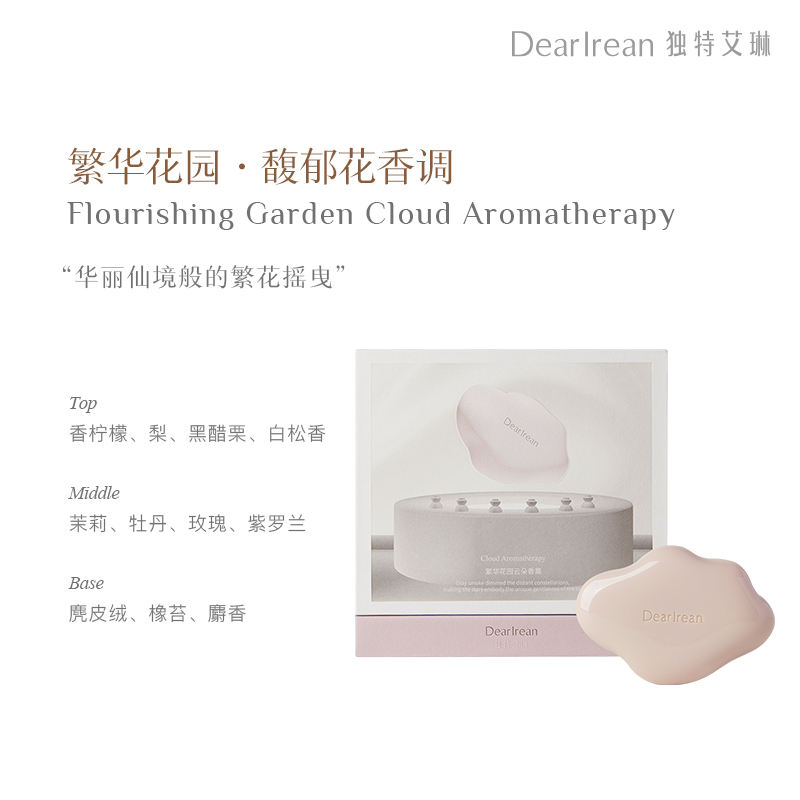 Dear Irean独特艾琳云朵香薰礼盒 车载固体香氛膏出风口车内摆件高级淡香汽车香水 50g(香味随机发货)!高清大图