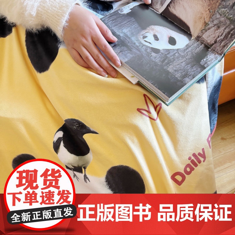 阳光开朗大猫毯 熊猫萌兰毛毯 萌兰周边 可爱熊猫高清大图