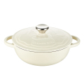 炊大皇(COOKER KING) 玫瑰珐琅汤锅22cm 白色 TG22MGB