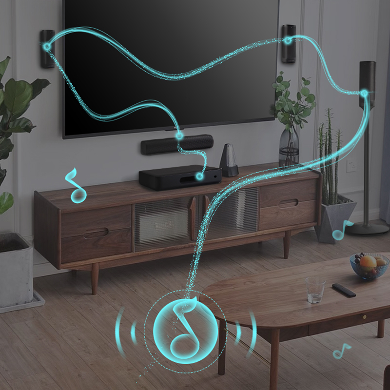 哈曼卡顿harman kardon surround真无线 家庭影院5.1电视音响客厅家用无线蓝牙低音炮环绕音箱套装
