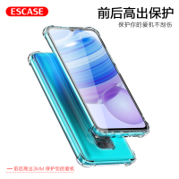 ESCASE 小米红米10x手机壳保护套redmi防摔全包气囊简约时尚有挂绳孔软壳女男外壳ES-iP9系列透明