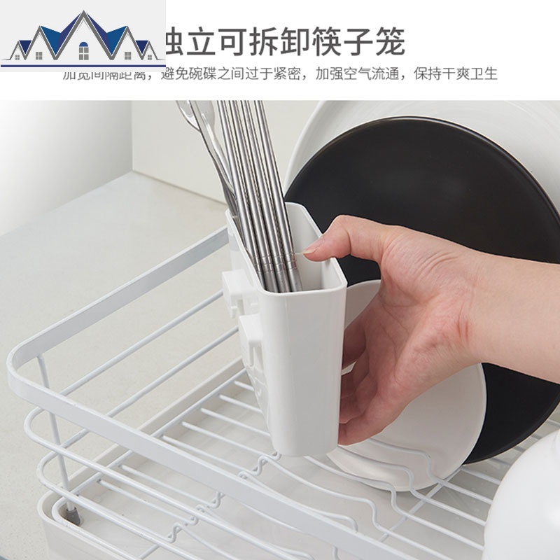 厨房碗架水置物架碗碟架刀架沥水架家用厨房收纳架碗筷滤水架 三维工匠高清大图