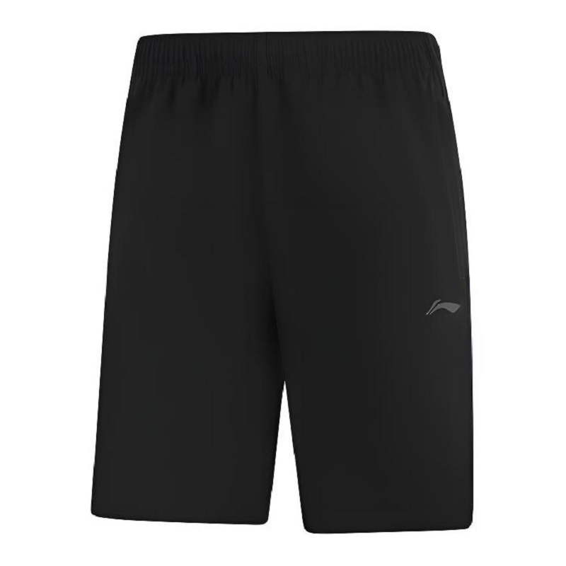 李宁排湿速干运动短裤男子2026夏季新款休闲百搭运动裤 黑XL高清大图