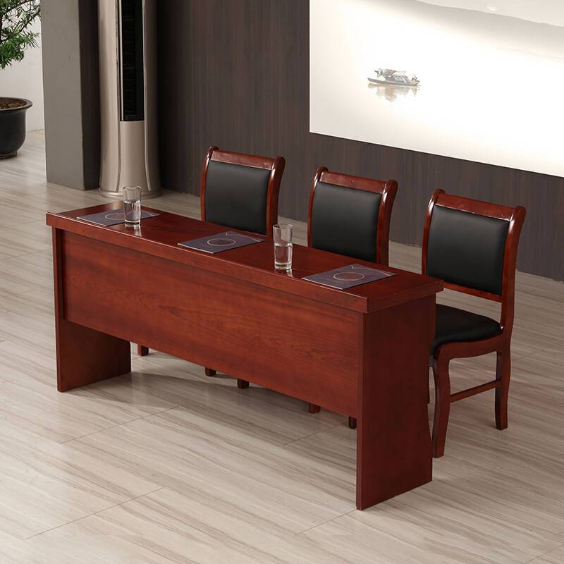 宏七会议条桌hqzz111木桌培训条桌讲台条桌
