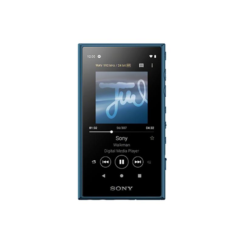 索尼(SONY)NW-A105HN 无线Hi-Res 安卓9.0 高解析度 无损音乐播放器 MP3 附带降噪耳机 蓝色