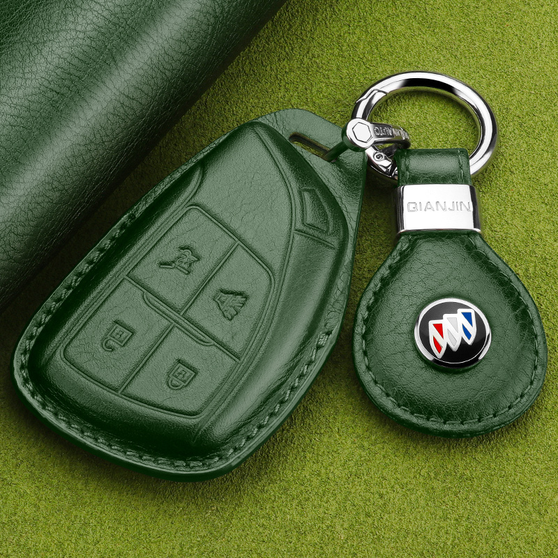 适用于别克昂科威s钥匙包真皮钥匙套昂科威钥匙扣汽车钥匙保护壳传枫