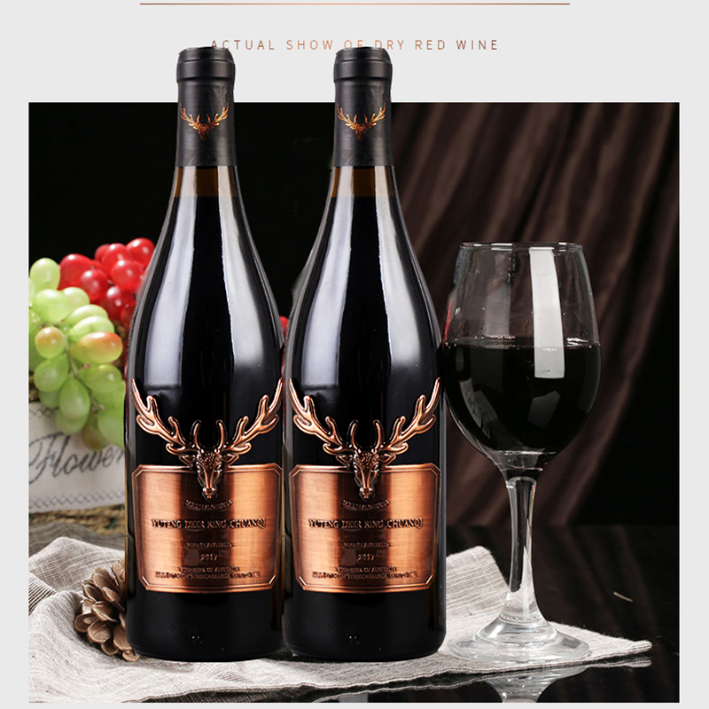 澳洲进口鹿王传奇干红葡萄酒145度750ml