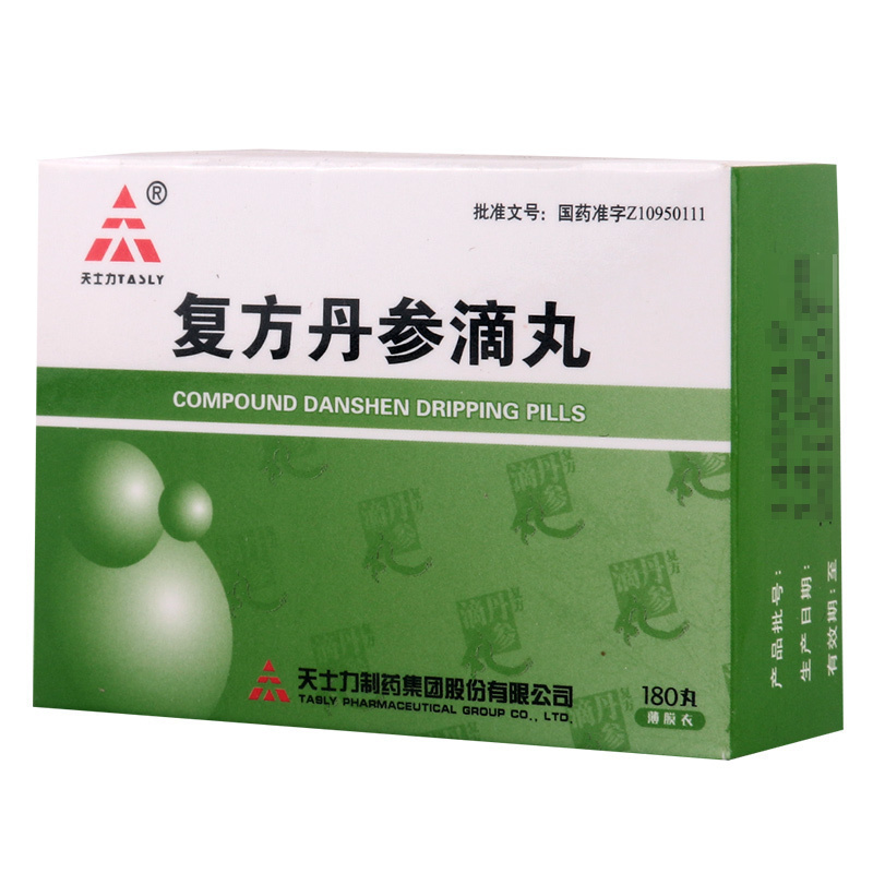 TASLY/天士力 复方丹参滴丸 27mg*180丸*1瓶/盒