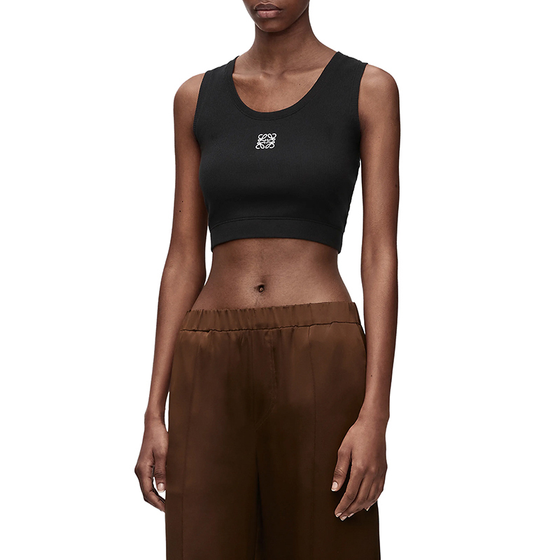 罗意威 loewe 女士修身版短款运动背心上衣 s540y07xag