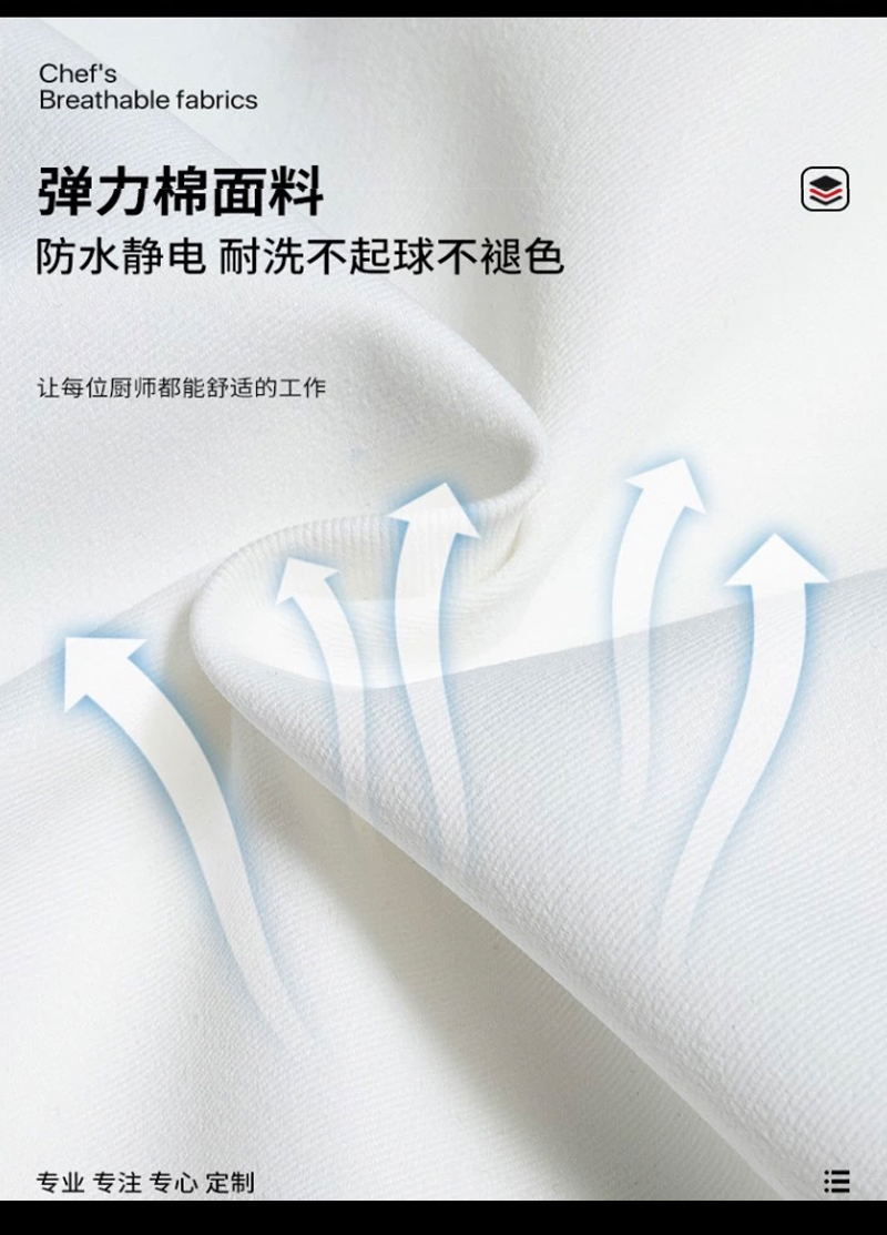 路吉通 厨师服 大 件高清大图