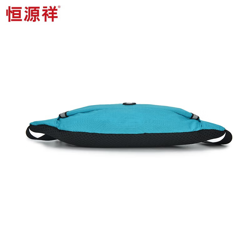 恒源祥运动腰包男女款健身小包户外晨跑装备HYX0486蓝色30*12*4cm