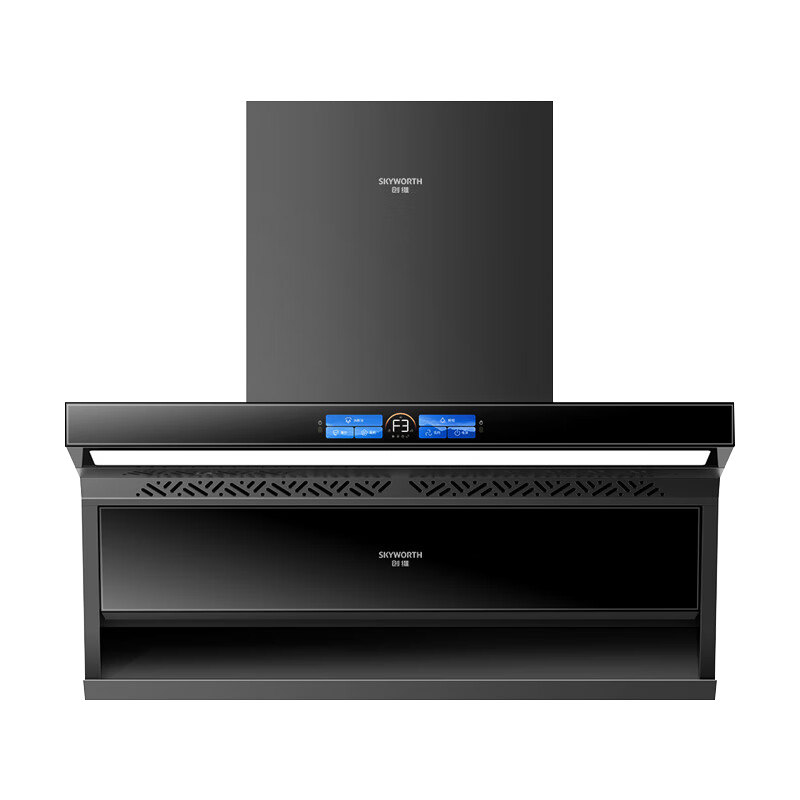 创维(Skyworth)油烟机家用顶侧双吸 28立方大吸力厨房脱排油烟机免拆自清洗Y712高清大图