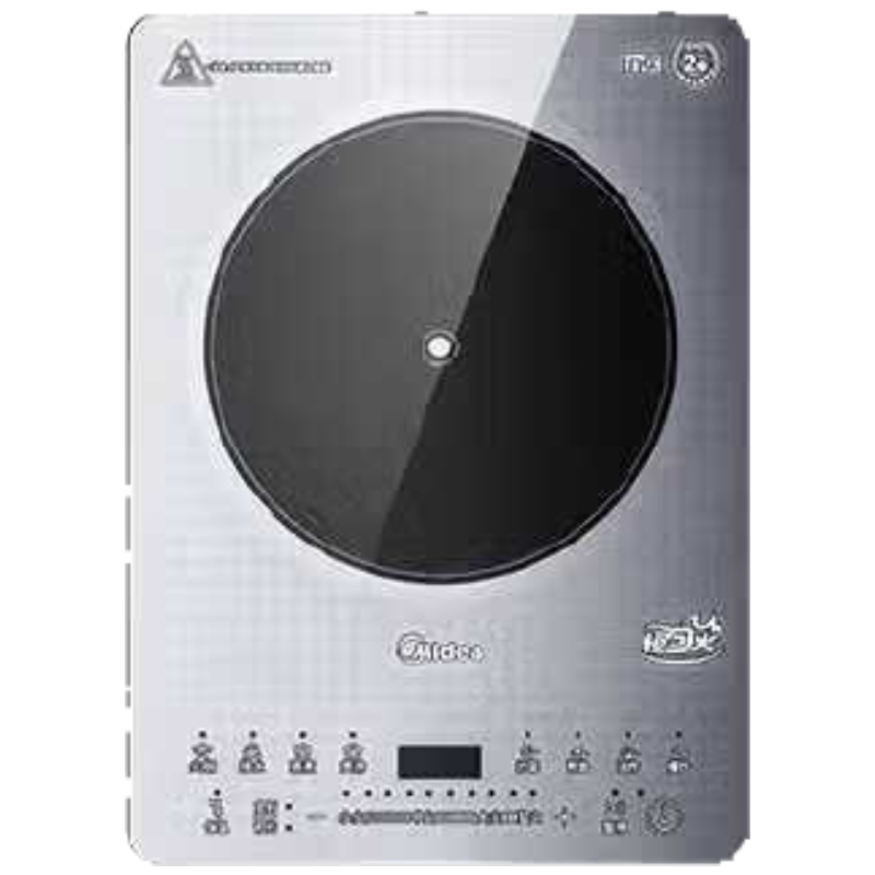 美的(Midea)家用多功能磁炉立体双测温变频恒温智能电磁灶火锅炉MCG彩板4D防水 MC-22RB25 ZH