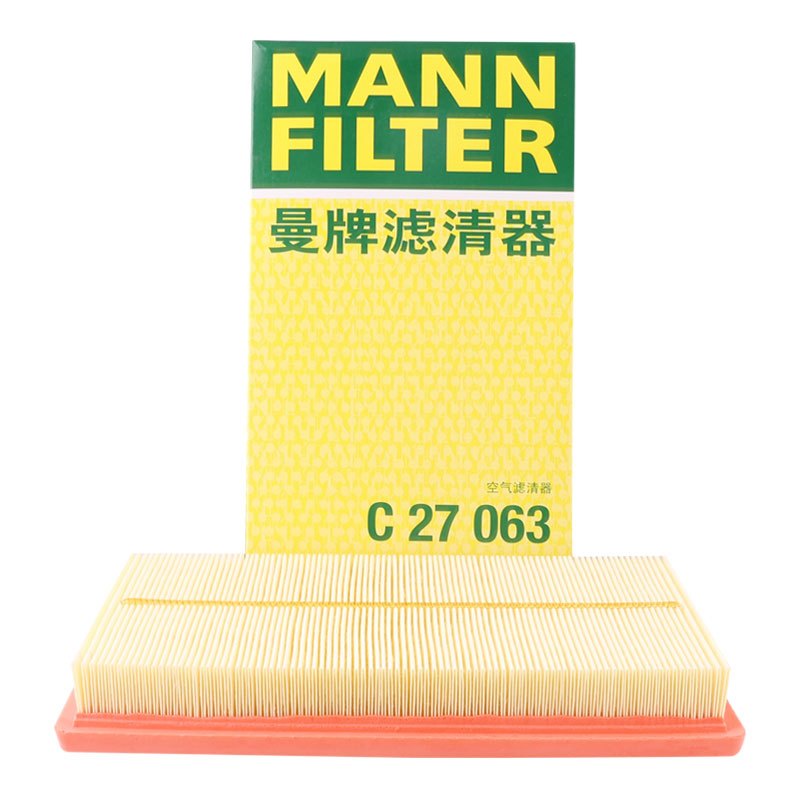 曼牌(MANN)空气滤C27063适配19款卡罗拉/亚洲龙双擎/奕泽/八代凯美瑞混动/19款雷凌/丰田C-HR/威兰达