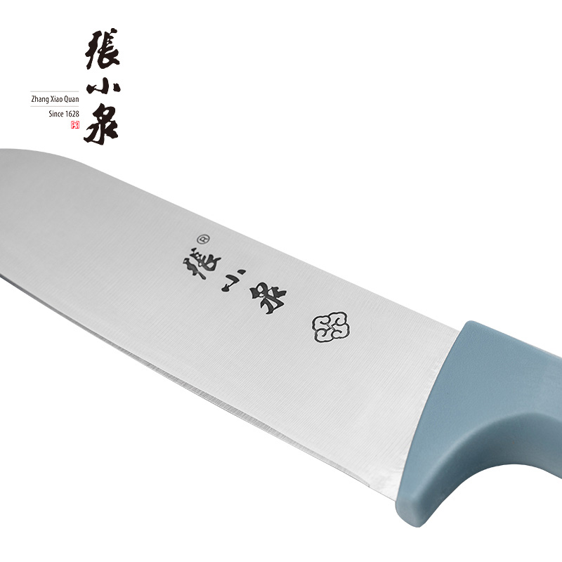 张小泉 摩捷•优雅蓝三件套家用刀具 D40440100高清大图