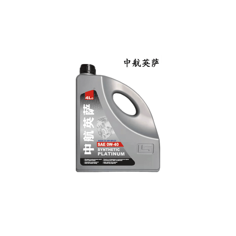 中航英萨先进全合成铂金系列汽机油SP-0W40 4L/桶图片