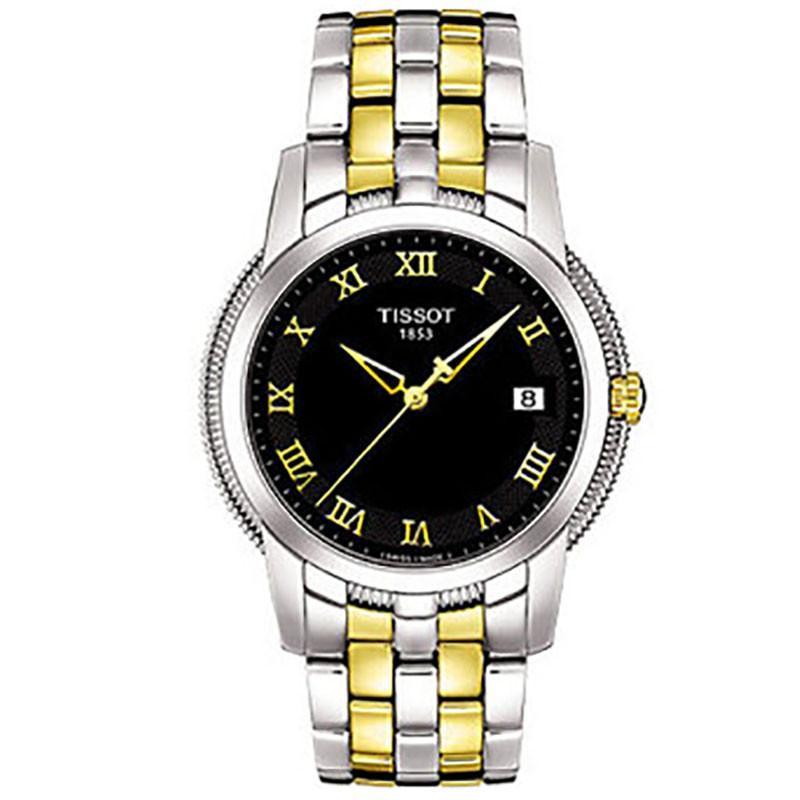 天梭(TISSOT)瑞士品牌手表天梭宝环系列经典石英女表情侣石英表男表男士T031.410.11.053.00
