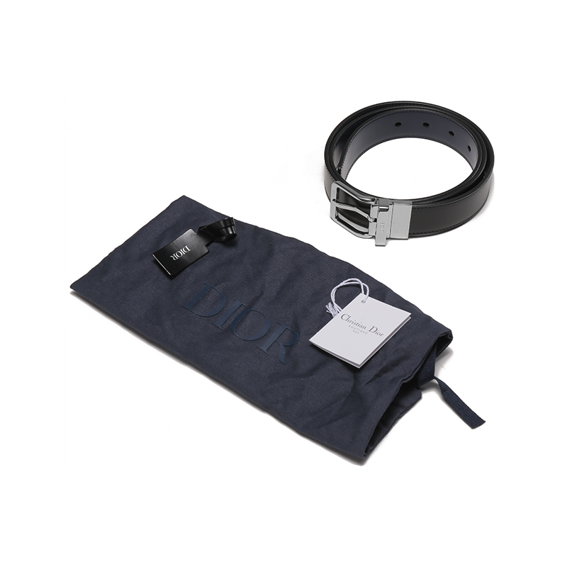 迪奥dior男士牛皮革不可裁剪双面旋转皮带腰带4403plxqu