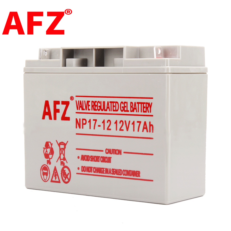 AFZ免维护蓄电池12V17AH电瓶路灯照明消防报警主机直流屏NP17-12高清大图