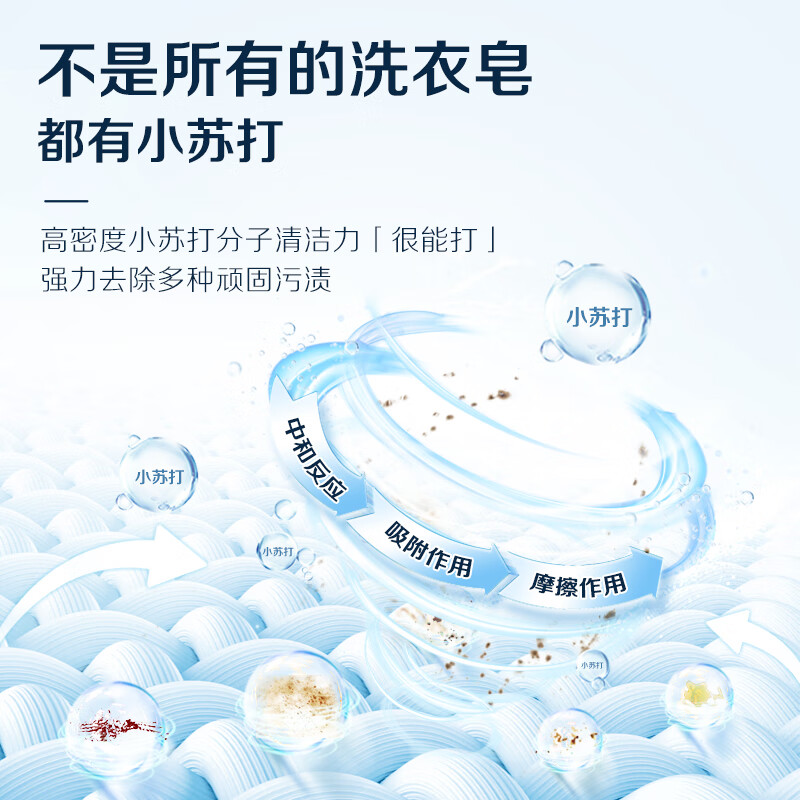 立白 天然小苏打洗衣皂肥皂 226g*2块/组高清大图