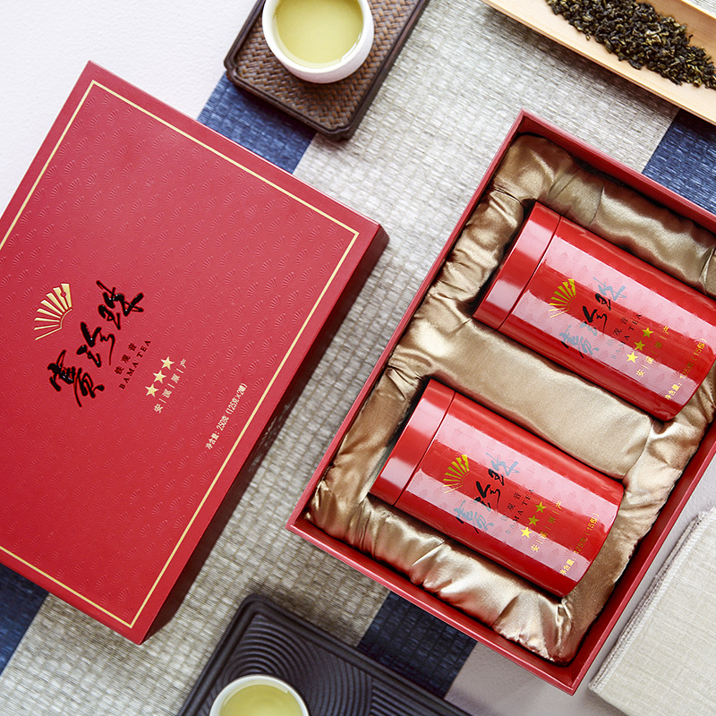 八马茶叶 赛珍珠三星 安溪浓香型铁观音乌龙茶 礼盒装250g
