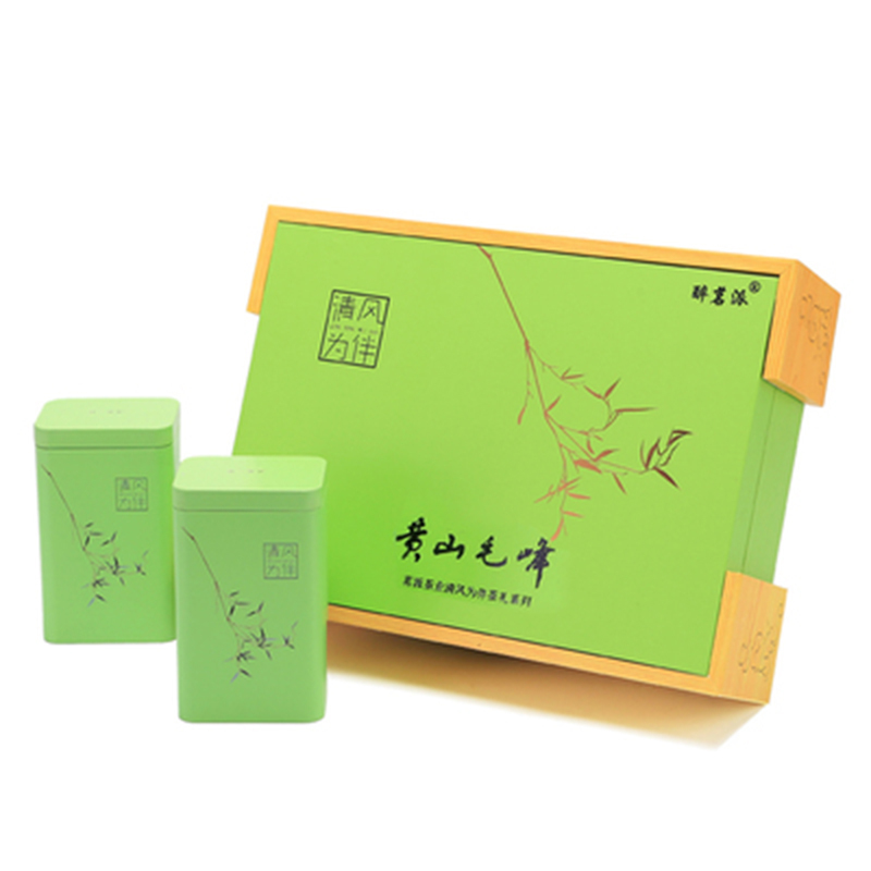 醉茗派绿茶明前黄山毛峰礼盒200g春茶手工高山2020新茶高档礼品茶