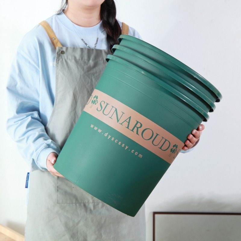 加仑花盆家用阳台塑料花盆小绿萝月季多肉第三代二代树脂简约花盆高清大图