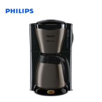 飞利浦（PHILIPS）咖啡机HD7547 家用滴漏式美式咖啡壶不锈钢保温壶 钛黑合金