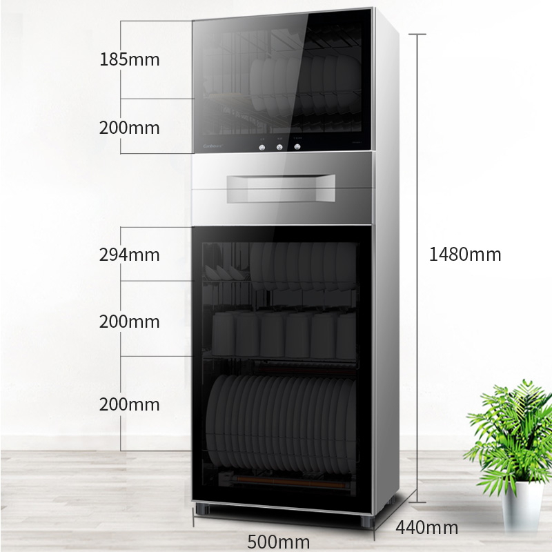 康宝(Canbo)ZTP350N-1/XDZ239-N1消毒柜 家用立式柜式商用大型餐具厨房碗筷碗柜高清大图