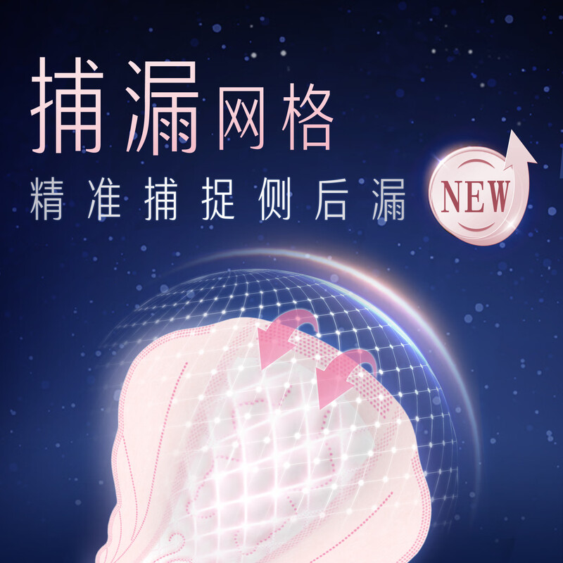 苏菲超熟睡超薄裸感肌超长卫生巾420mm 4片*10包高清大图