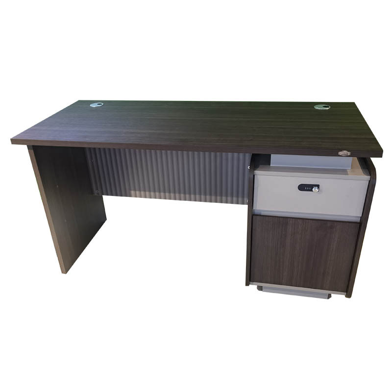 广亿隆办公桌木质员工桌书桌电脑桌120*60*75cmWH-XBZ1260#B/张高清大图