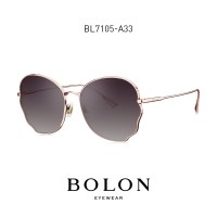 BOLON暴龙2020新款太阳镜不规则潮流墨镜时尚金属框眼镜女BL7105 _