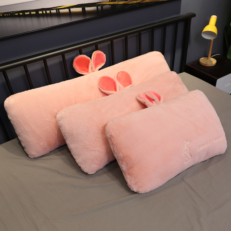 床头靠枕床上靠垫卡通抱枕长条枕头双人单人情侣学生宿舍可拆洗女