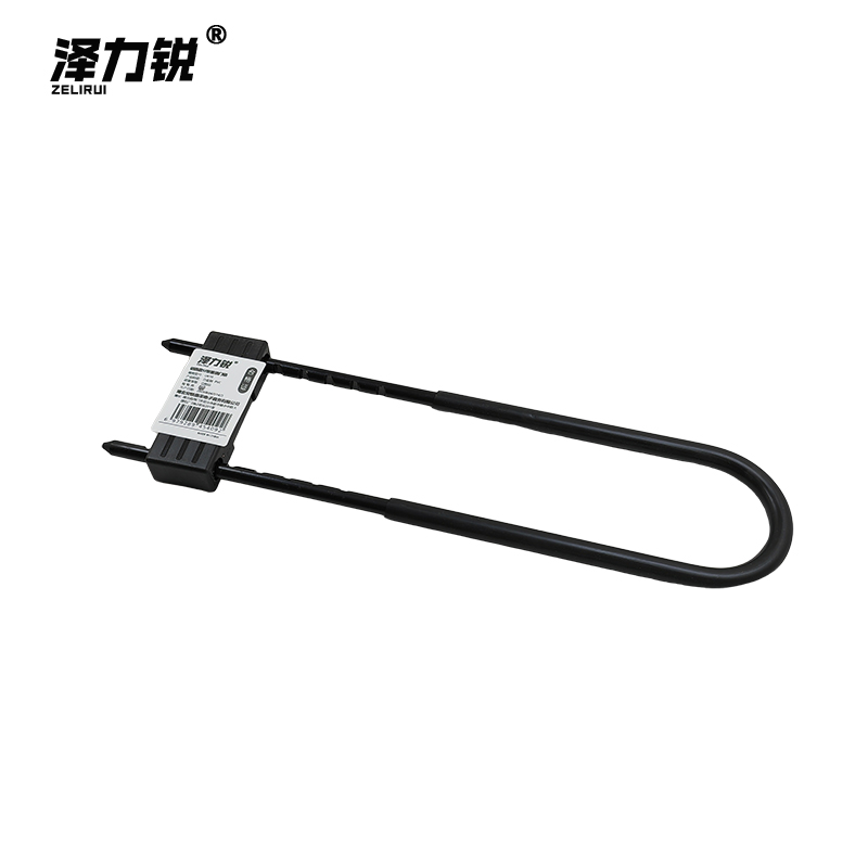 泽力锐 钥匙款U型玻璃门锁 U410 把高清大图
