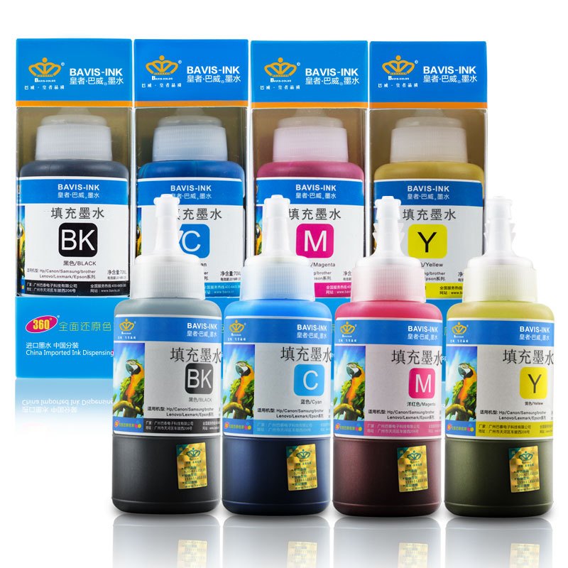 皇者.巴威(BAVIS)爱普生L360墨水适合L363 L365 L565 L310喷墨打印机墨盒L101墨仓式连供墨水
