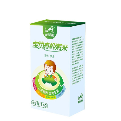 雪龙瑞斯宝贝有机粥米1KG/盒装绿色有机健康食品安全放心