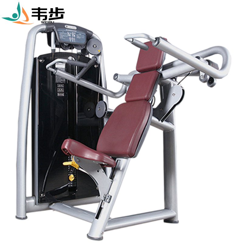 韦步wellBu6013商用坐姿肱二头肌练习机坐式手臂弯举屈臂训练健身房高清大图