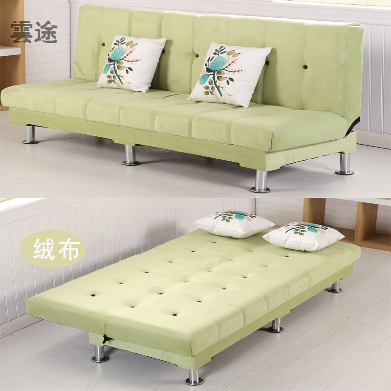 沙发床两用小户型多功能沙发床单人可折叠沙布艺皮质出租房单人床定制