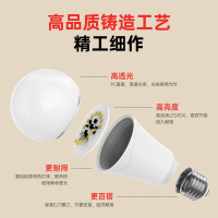 阳光照明LED球泡E27螺口 9W白光6500K雷达感应DP13【5只装】-E27螺口9W白光6500K雷达感应DP1