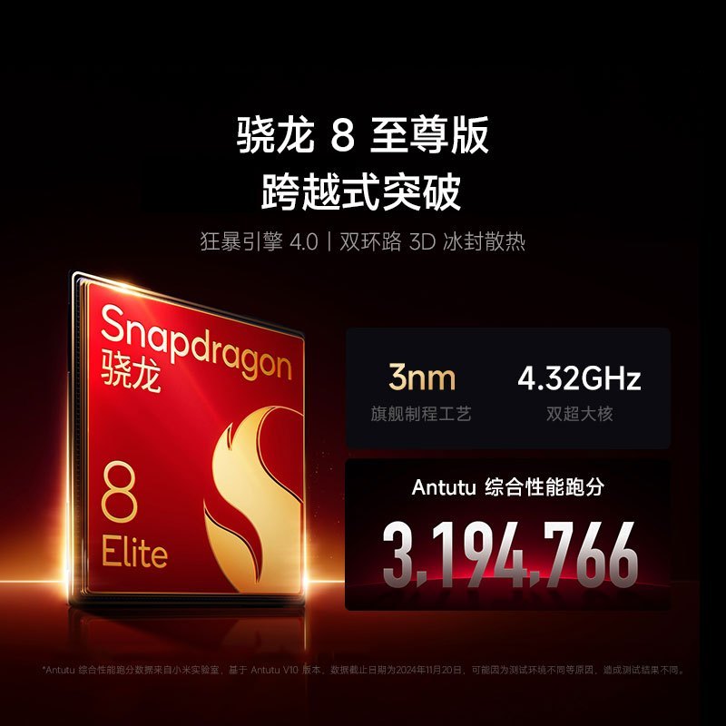 [国家补贴]小米 REDMI Redmi K80 Pro 玄夜黑 16+512 手机骁龙8至尊新品新款上市红米Xiaomi小米澎湃OS