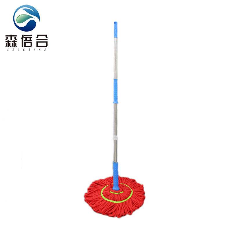 森倍合 免手洗拖把自拧水拖把老式墩布 红色/把高清大图
