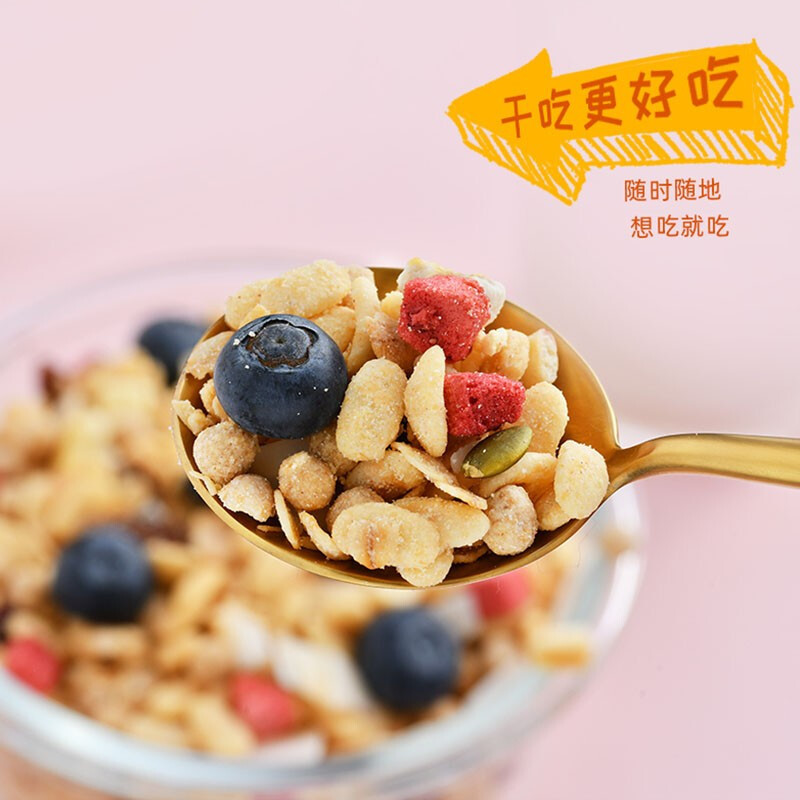中粮麦片时怡混合水果燕麦片900g礼盒装