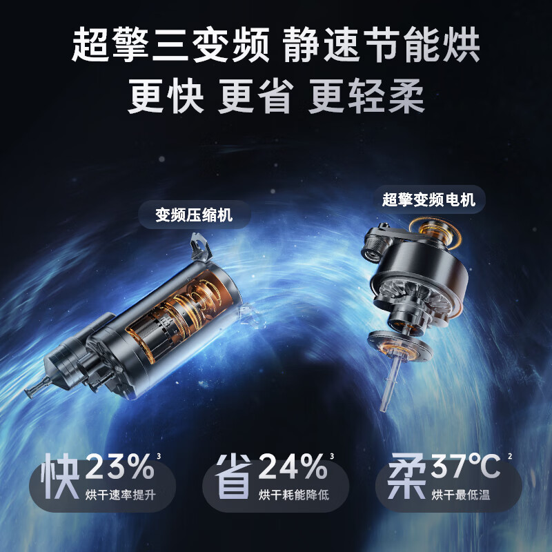 石头热泵干衣机 Z1 Max黑曜石全自动高清大图