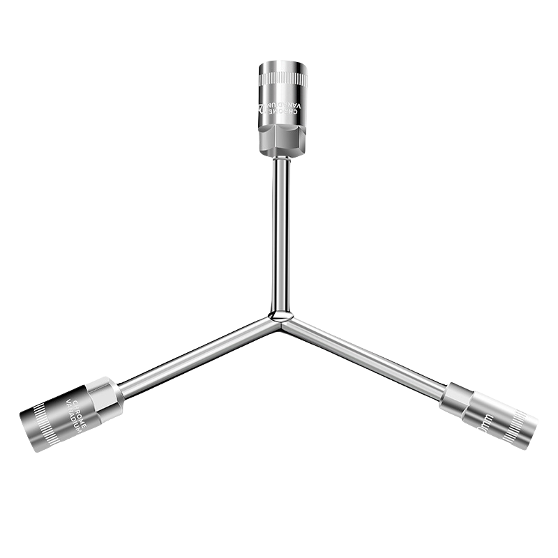 智铮朗月 三叉套筒扳手 短款 14-17-19mm 把高清大图